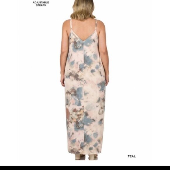 CAMI MAXI DRESS-PLUS SIZE-NEW. - Picture 3 of 5